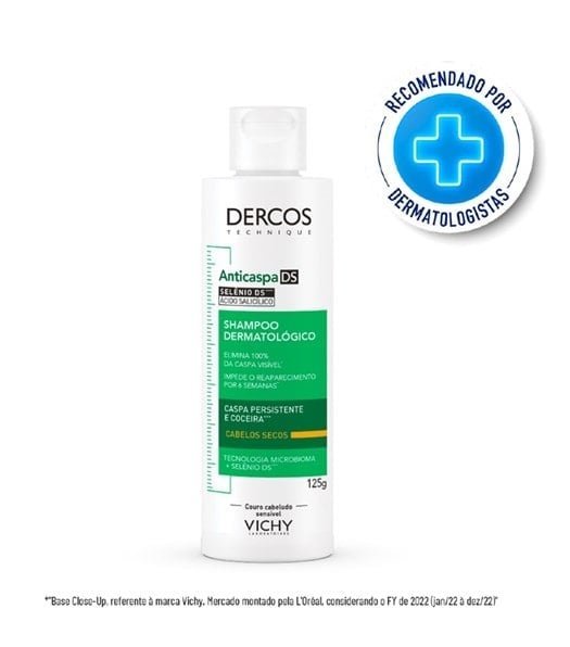 Shampoo Anticaspa Intensivo DS Cabelos Secos 125G - Imagem 2